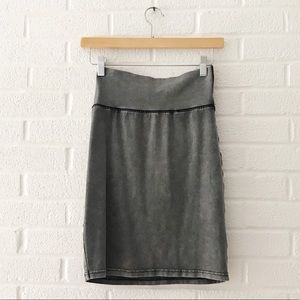 Wilfred Free Acid Gray Mini Skirt Medium